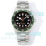 Swiss Copy Tudor New Black Bay 58 Green Bezel 2824 Stainless Steel Watch 